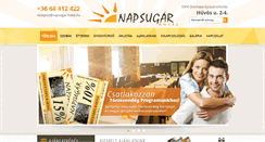 Desktop Screenshot of napsugar-hotel.hu